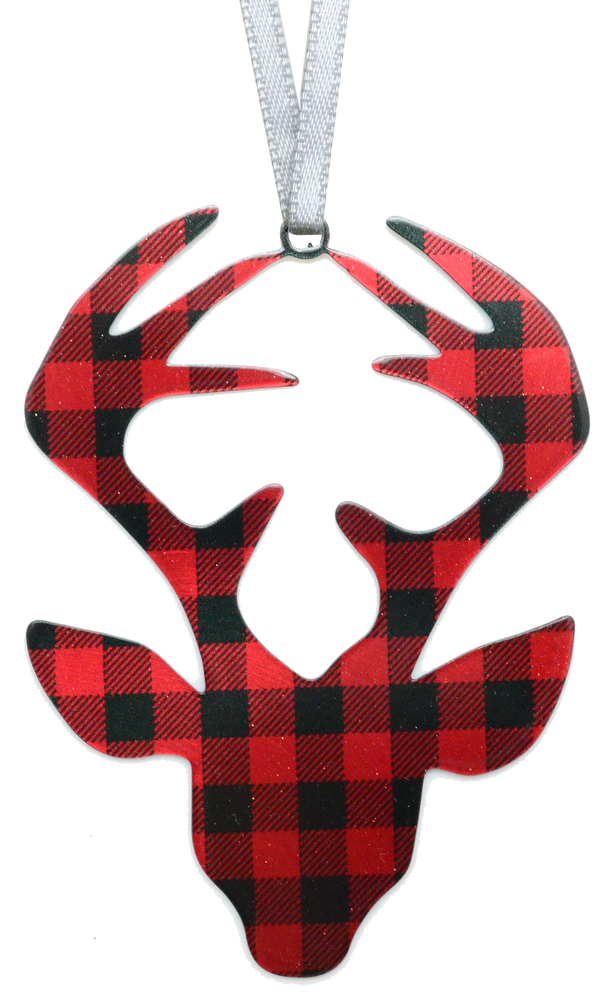 Lumberjack Plaid Buck 4 inch ornament