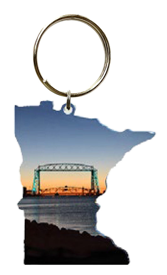 MN, Duluth Lift Bridge, Key Chain #8506