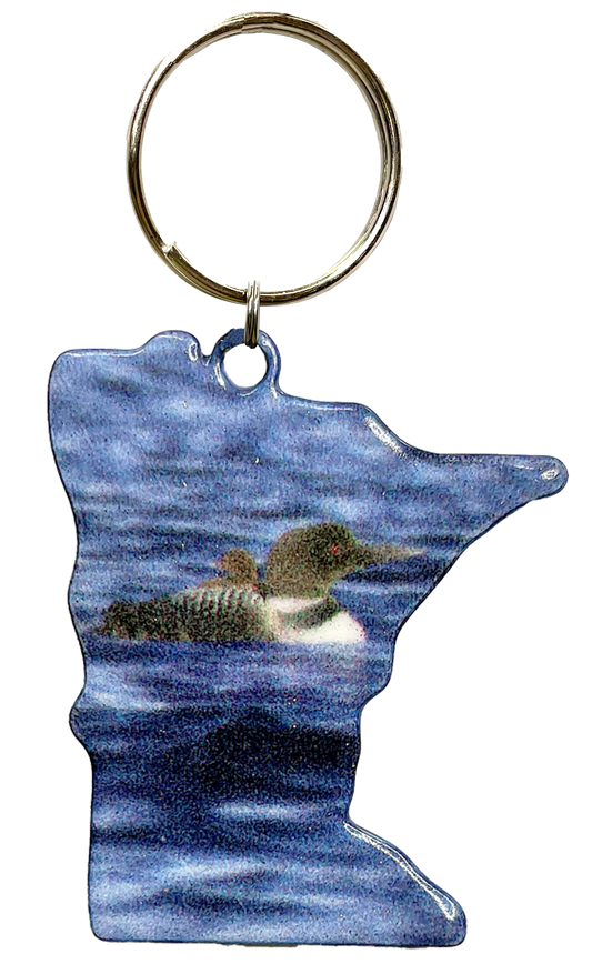 MN, Loon, Key Chain #8507