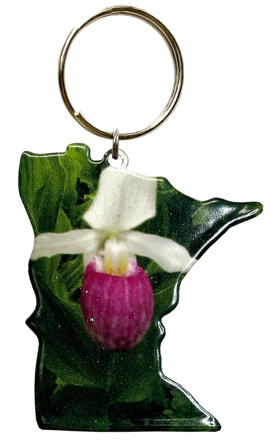 MN, Lady Slipper, Key Chain #8509