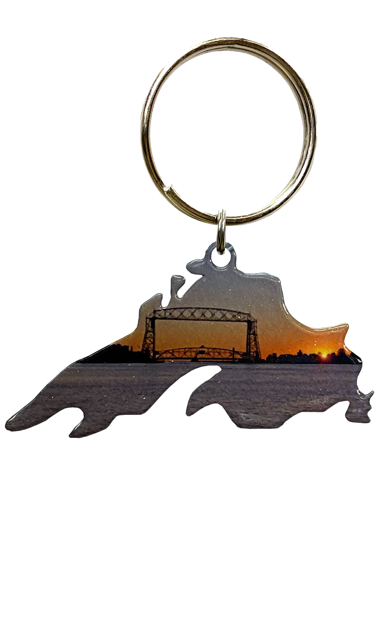 Lake Superior, Duluth Lift Bridge, Key Chain #8540