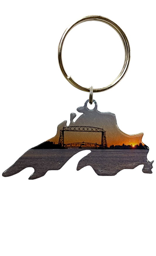 Lake Superior, Duluth Lift Bridge, Key Chain #8540