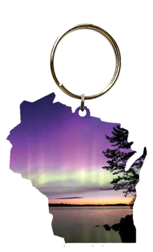 WI, Morning Light, Key Chain #8543