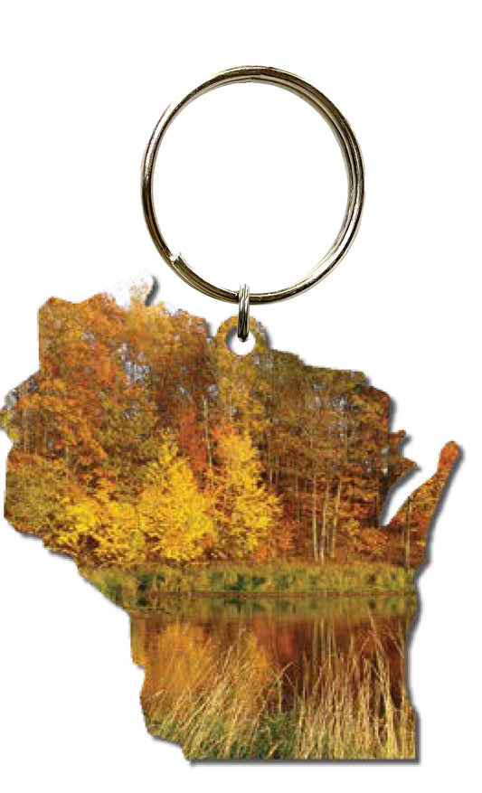 WI, Fall Colors, Key Chain #8547