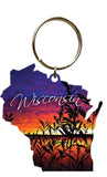 WI, Waves of Grain Key Chain #8553
