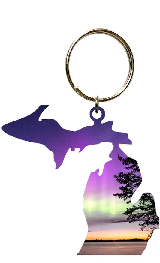 MI State, Morning Light Key Chain #8568