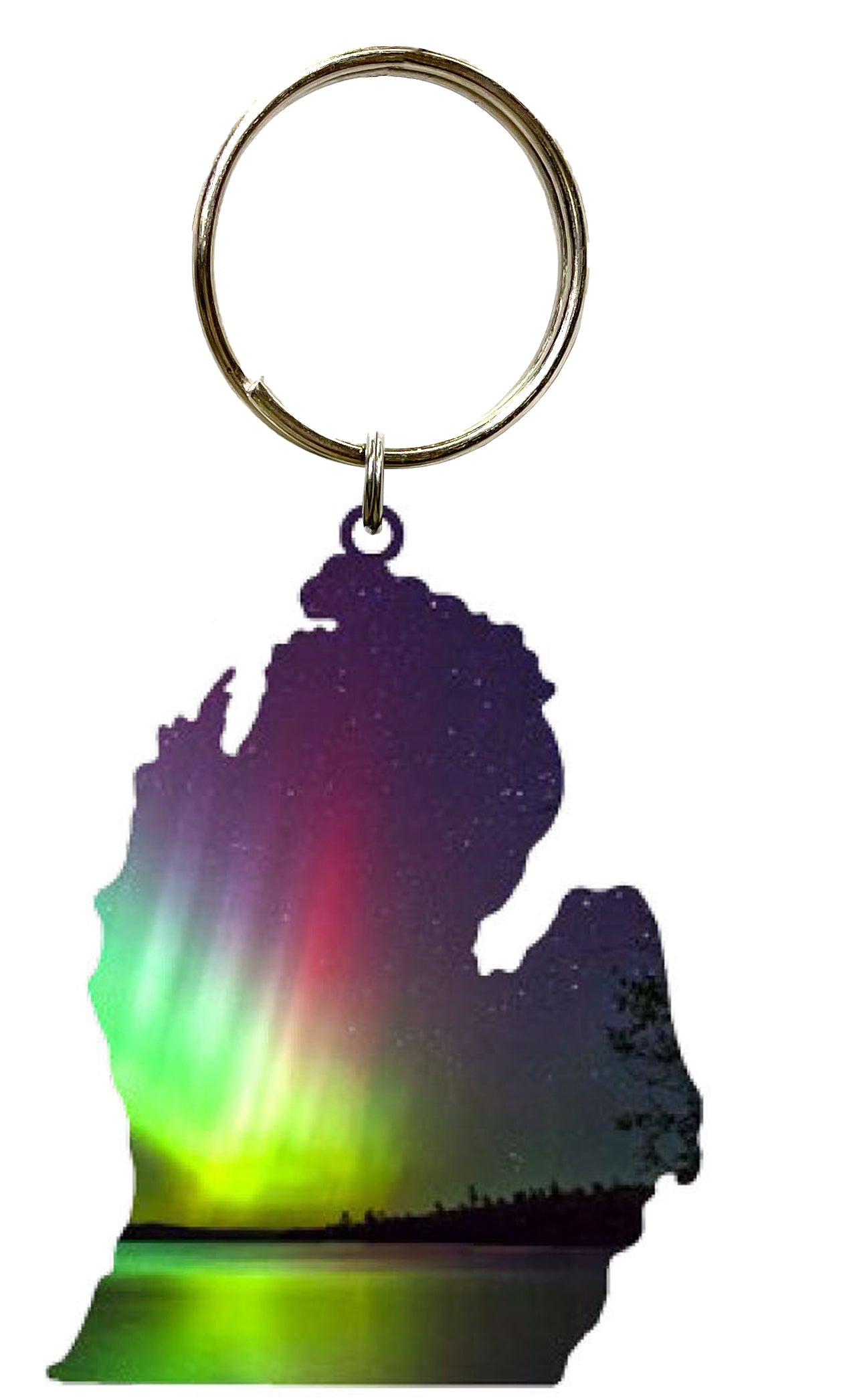 Lower MI, Rainbow Key Chain #8570