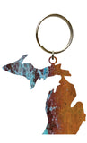 MI State, Copper Key Chain #8587
