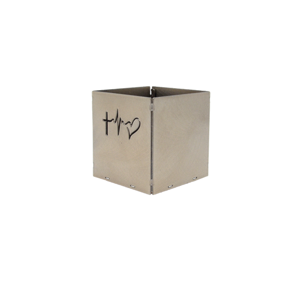 Faith Hope Love Tealight Holder 2.5"