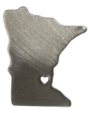 I Heart Minnesota, Stainless Steel Pin #6007