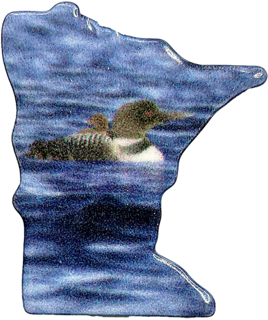MN, Loon Magnet, #9529