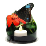 Blue Morpho Butterfly Wrapped Candle Holder 3", Item# 9019M2