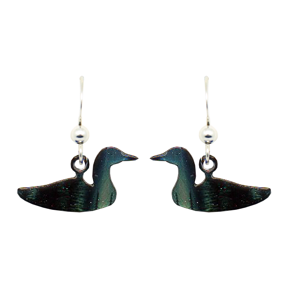 Aurora Loon Earrings, Sterling Silver Earwires, Item# N1120