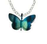 Aurora Butterfly, necklace, 1 inch x .75 inch, Item# N4113X