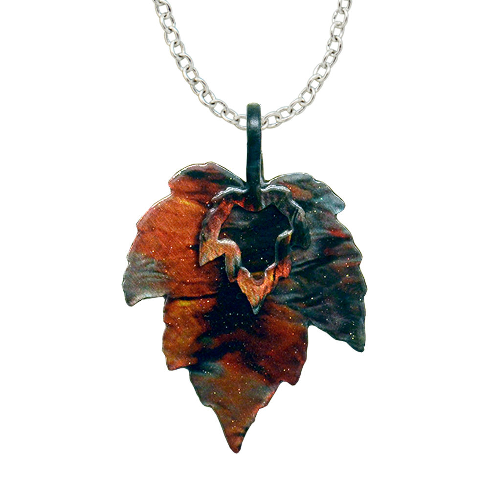 Burnished Maple Necklace, Item# N5421X