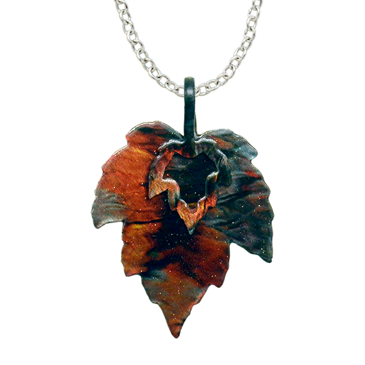 Burnished Maple Necklace, Item# N5421X