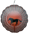 Sunset Horse Wind Spinner