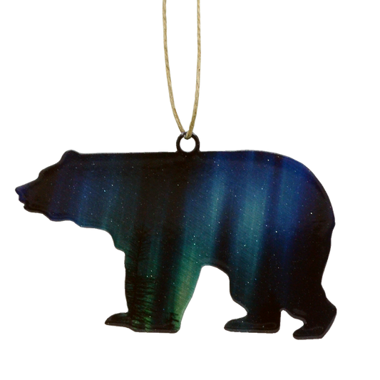 Northern Lights Bear Ornament