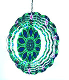 Floral Kaleidoscope Wind Spinner