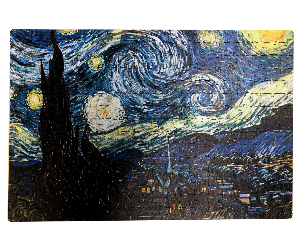 Starry Night, Premium Wood Puzzle, 12x18", 255 piece, laser cut